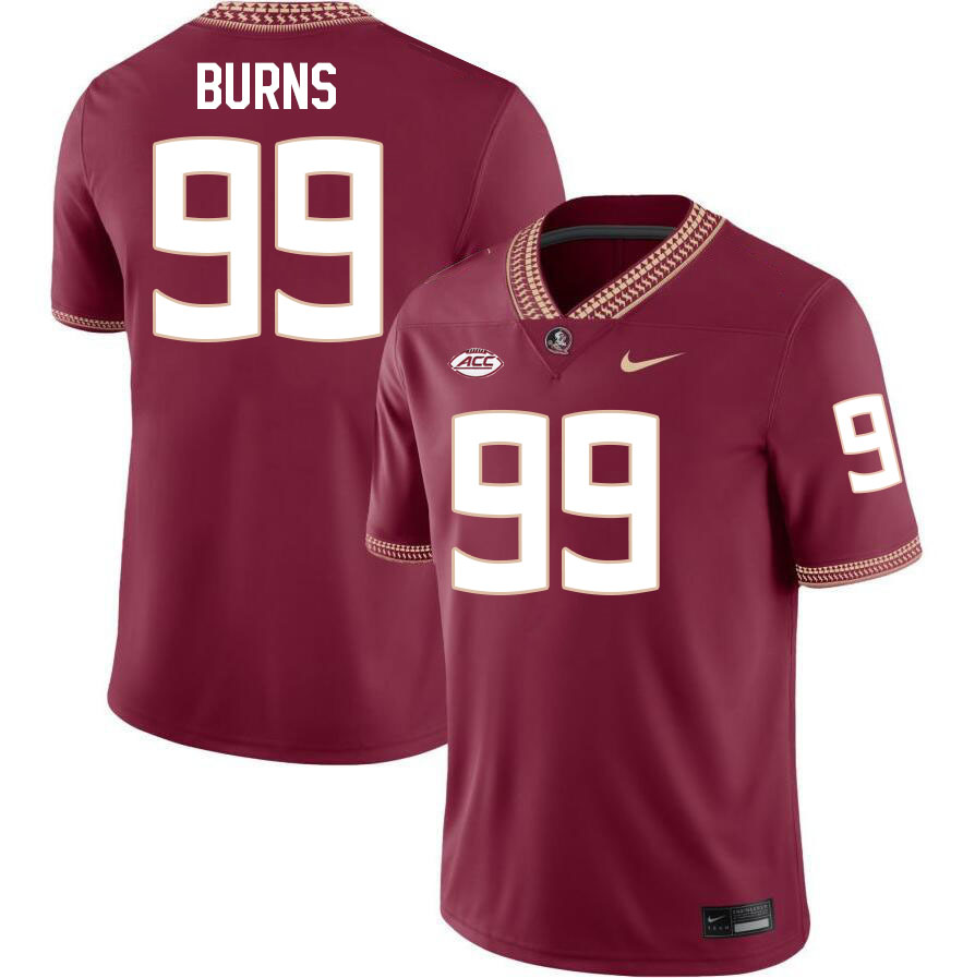 #99 Brian Burns Florida State Seminoles Jerseys Football Stitched-Maroon